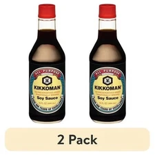 2 pack, Kikkoman Soy Sauce, 15 fl oz.