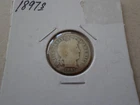 1897-S Barber Dime--Better Date--2 X 2 Flip