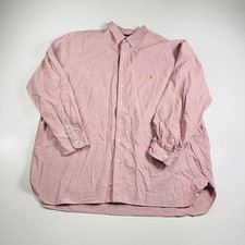 Ralph Lauren Button Down Shirt Long Sleeve Light Red Men s Size 2XB Big