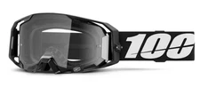 100% ARmatic MX Goggles - Black Frame / Clear Lens Quick-Release Lens 48mm Strap