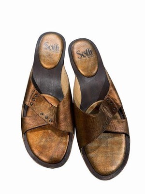 Tupelo Leather Boho Studded Comfy Chic Sandals Women 9.5 40 Criss Cros