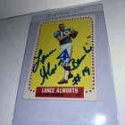 LANCE ALWORTH Hofer  San Diego Chargers Signed  1964 FIRST TOPPS CARD
