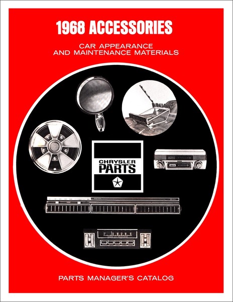 1968 Mopar ZubehöRteile Katalog Chrysler Dodge Plymouth ZubehöR Updates-image