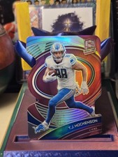 2021 Panini Spectra Football /20 T.J. Hockenson Pink Prizm Die-Cut #35 Lions