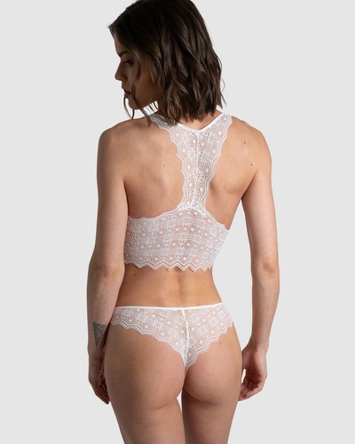 Passionata Georgia Racerback Padded Longline Lace Bralette - Picture 5 of 7