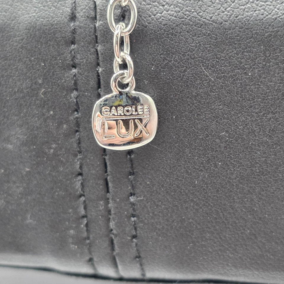 Collar Carolee Victoriano Perla Cristal Distintivo Tono Plata Colgante Araña Foto 4 de 4