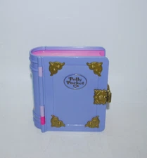 Vintage 1995 Polly Pocket Sparkling Mermaid Adventure Book w/ 2 Figures