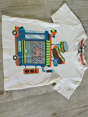 Marc jacobs T-shirt, weiß mit coole Print, Größe 116, sehr gut Zustand 
