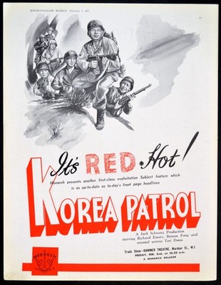 KOREA PATROL 1951 Richard Emory, Sung Li, Benson Fong TRADE ADVERT