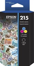 Set Original Genuine Factory Sealed Epson 215 Black  Color Inks 2019