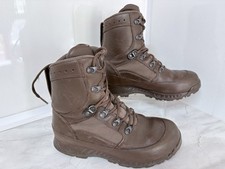 Women&rsquo;s Haix Brown Boots High Liability Combat Boots UK Military - Size 6 W 2014