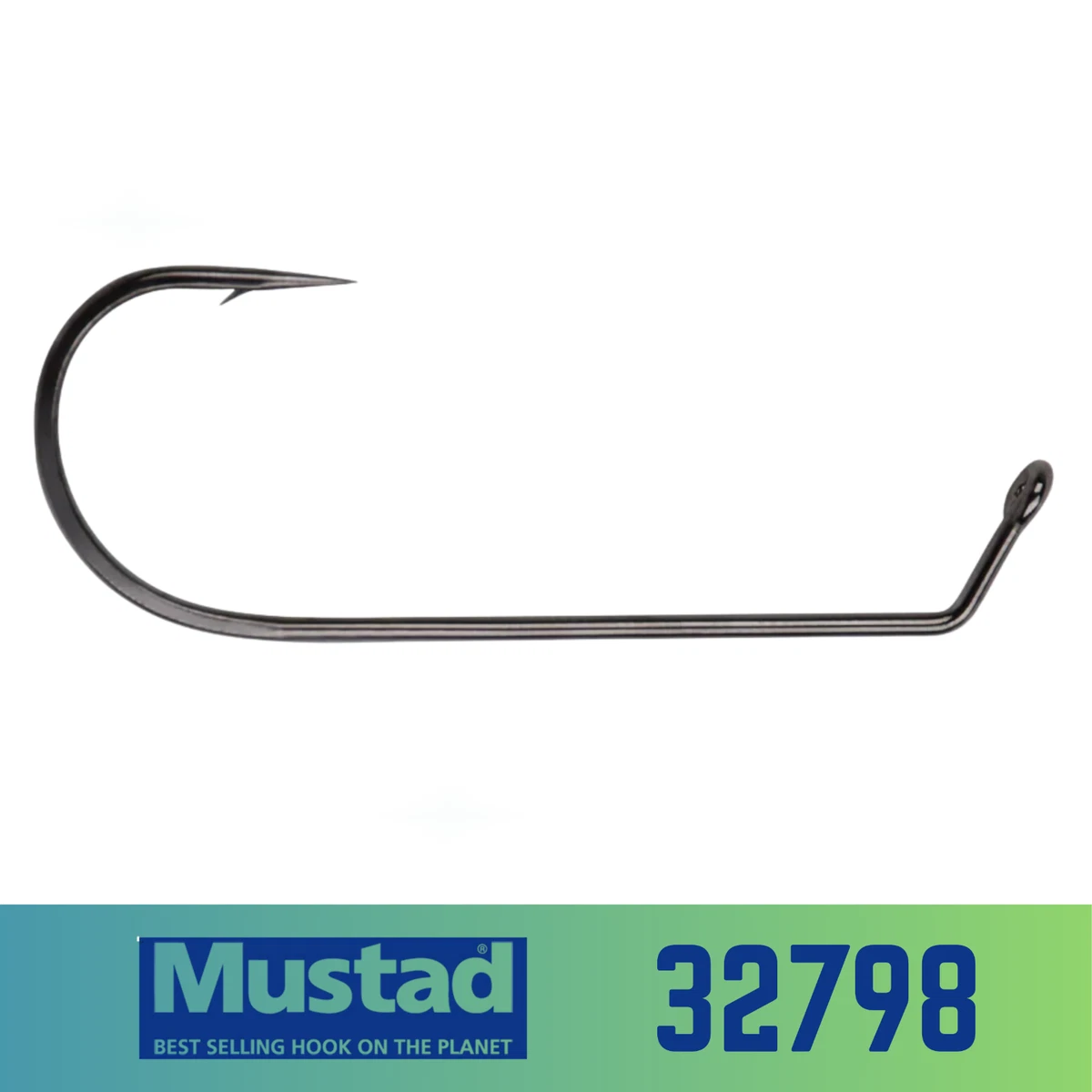 Do-it Molds Mustad 32833NP Aberdeen 90-Degree 2X Strong Jig Hook 2/0