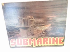1977 Submarine RPG Board Game Avalon Hill COMPLETE & 60% UNPUNCHED (i)