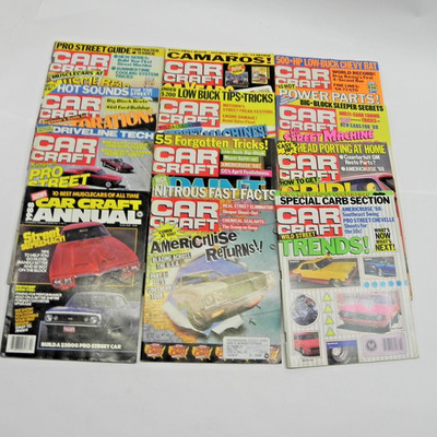 1988 CAR CRAFT MAGAZINE FULL YEAR 12 ISSUES RACING PERFORMANCE CUSTOM RACING
