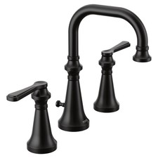 Moen TS44102BL Matte Black Two-Handle Bathroom Faucet