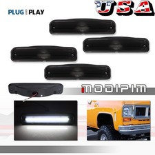 4x LED Side Markers For 1973-1980 Chevy Pickup Blazer Suburban Jimmy GMC K15/K25