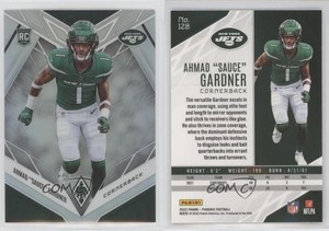 2022 Panini Phoenix Rookies Silver Ahmad Gardner Sauce #128 Rookie RC