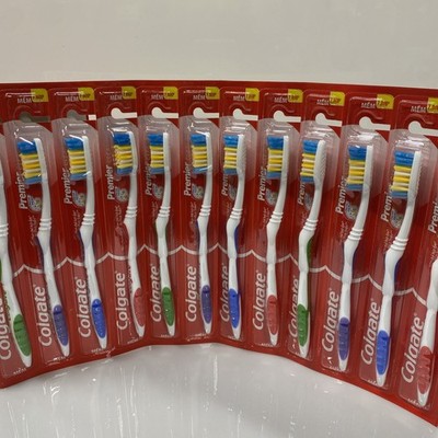 Colgate Toothbrush Premier  Classic Clean Medium 12 Pack