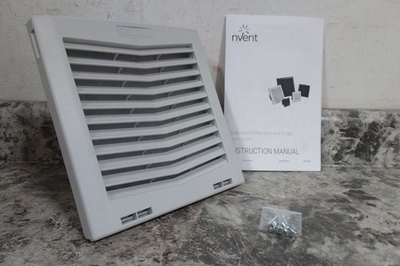 #ad Hoffman HF0924414 24V Light Gray Plastic Housing Filter Fan $99.99