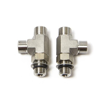Seastar Solutions HF6006 ORB TEE 3/8''TUBE VRT 2PK