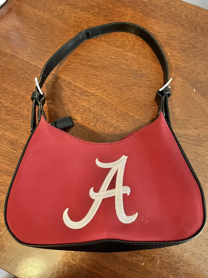 Sandol Alabama Carmesí Marea Rollo Marea Correa para el Hombro Cartera Mango Superior Bama Rush Foto 2 de 4