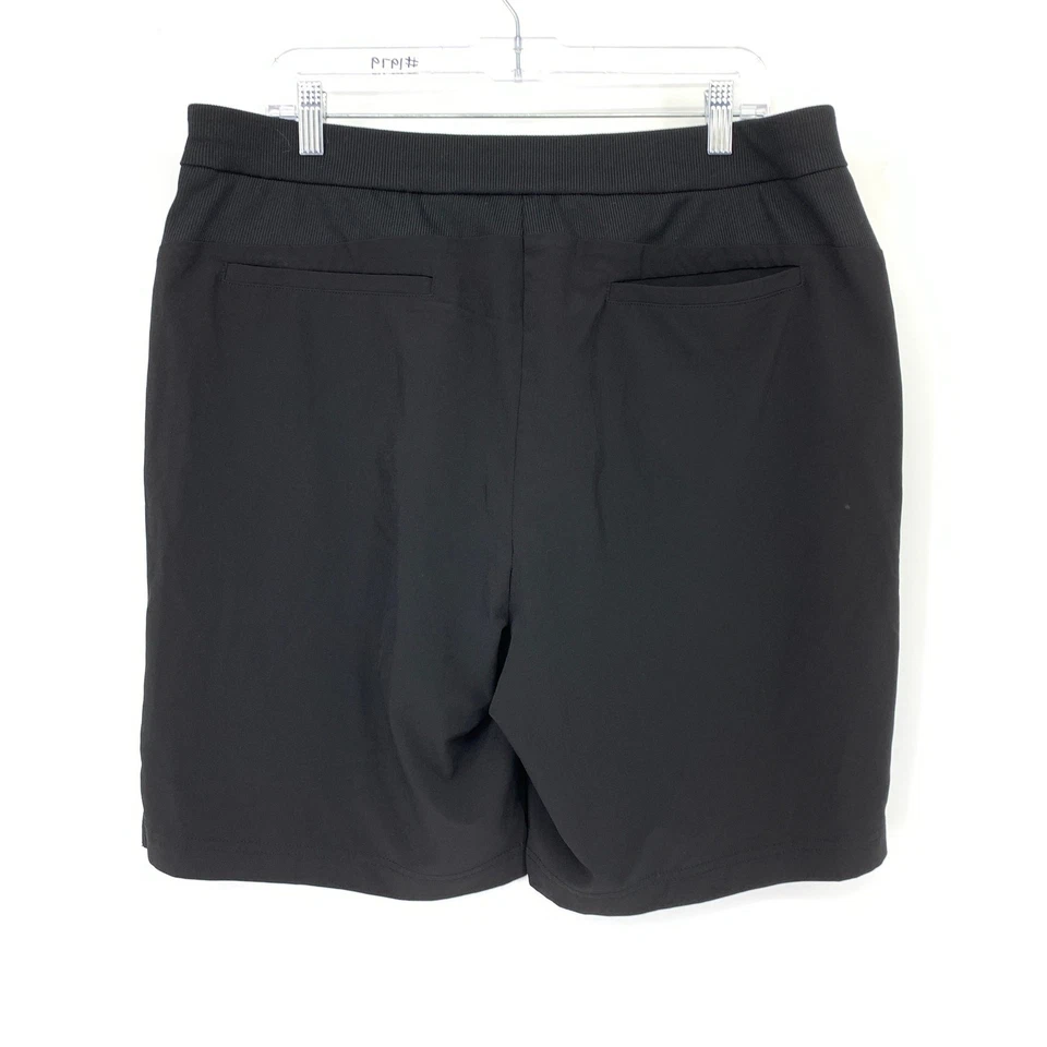 Pantalones Cortos Chicos Zenergy Activewear Para Mujer Talla 2.5 EE. UU. 14 Negros Bolsillos con Cremallera  Foto 2 de 4