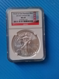 SILVER EAGLE Pièce de 1 oz en argent NGC MS 69