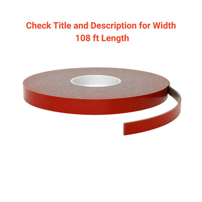 Double Sided 1/2 inch 108 Feet Home Automotive Acrylic Foam Tape Auto Car Truck