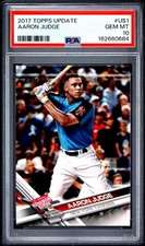Aaron Judge RC 2017 Topps Update #US1 Home Runs Derby PSA 10 Yankees Rookie Card. rookie card picture