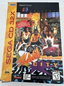 Slam City With Scottie Pippen Sega CD 32X Box and Disks Only (4 Discs)