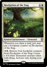 Hoofprints of the Stag #140 | Near Mint | BLC Bloomburrow Commander Magic MTG