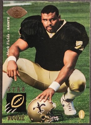 1995 Upper Deck Star Rookie Electric Silver 13 Mark Fields RC New Orleans Saints