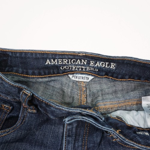 AMERICAN EAGLE OUTFITTERS Damen Jeans Hot Pants Gr. W29 blau five Pocket Pants - Bild 6 von 14