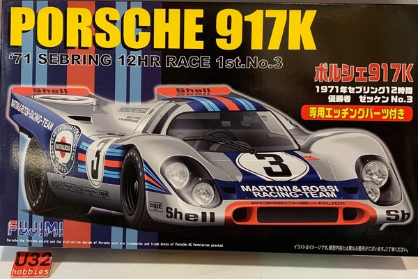 Fujimi 12388 Kit 1/24 Porsche 917K #3 Winner Sebring 12H 1971-image