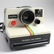 Polaroid One Step Land Camera - Rainbow Stripe - For Parts or Repair or Display
