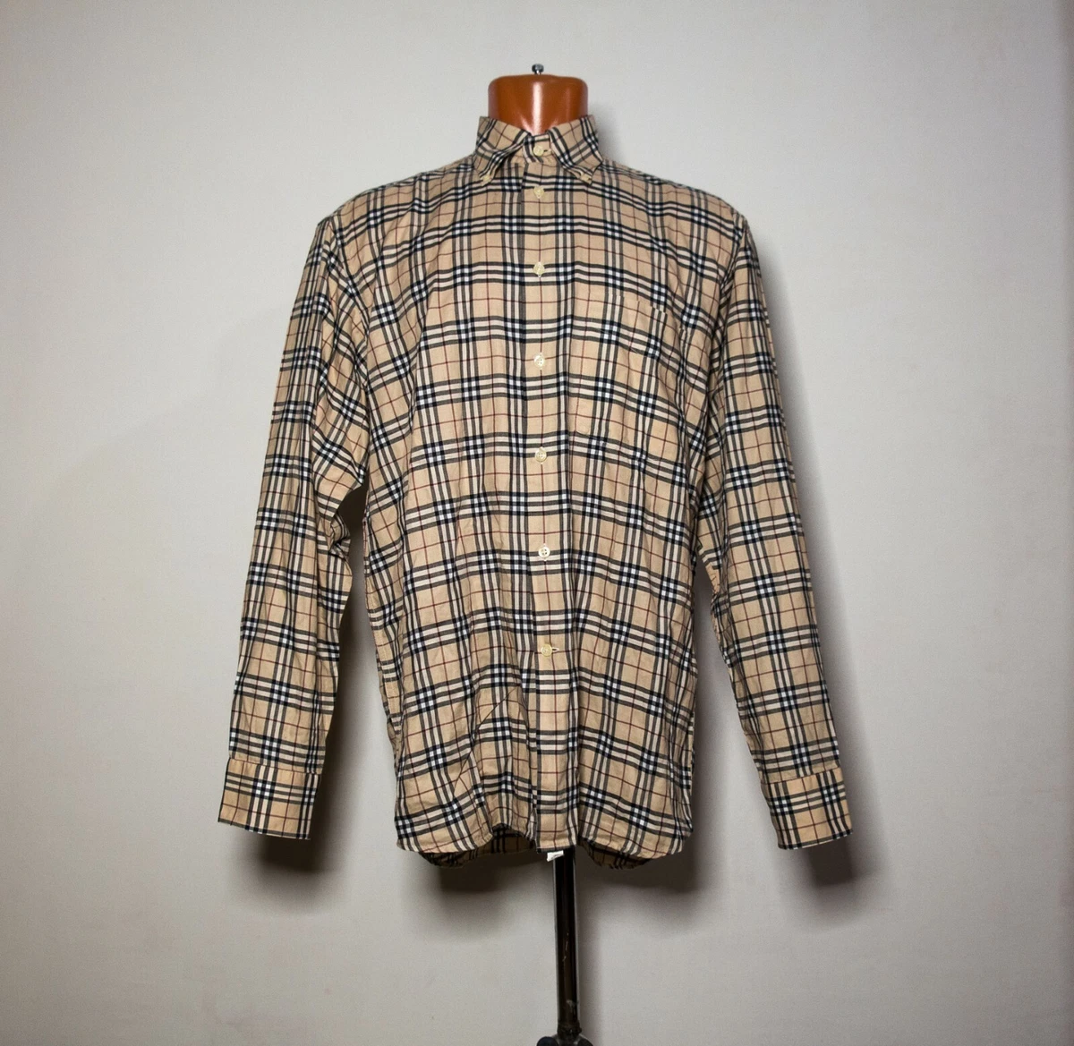 Burberry nova check shirt vintage 2025