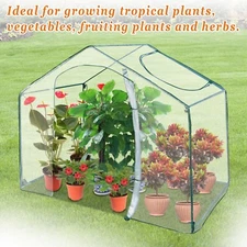 5.9'x3.5'x5' Green House Outdoor Plant Gardening Mini Greenhouse