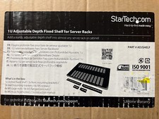 Startech 1U Adjustable Depth Fixed Shelf for Server Racks ISO 9001