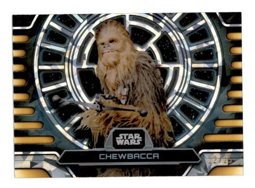 Chewbacca #F-C Star Wars 2024 Topps High-Tek Fantastek card
