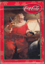 COCA-COLA PLAYING CARDS CHRISTMAS THEME "UNSEALED"
