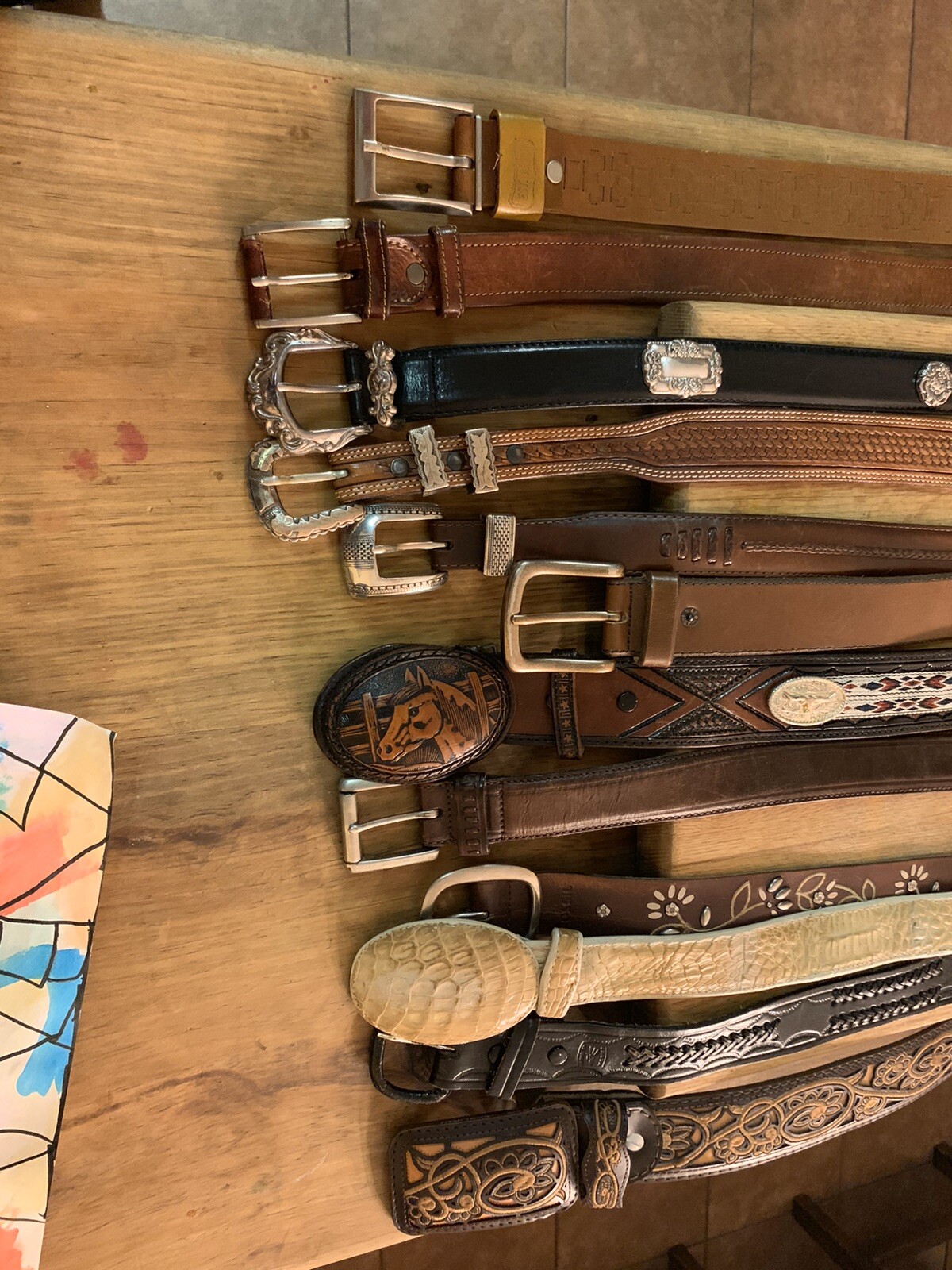 Men Women Western Belts eBay