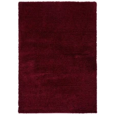 SAFAVIEH Laguna Shag Collection SGL303R Maroon Rug