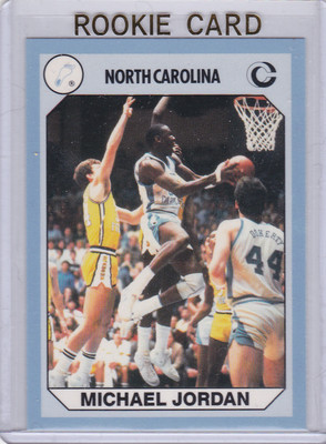 MICHAEL JORDAN ROOKIE CARD North Carolina NCAA UNC RC Chicago