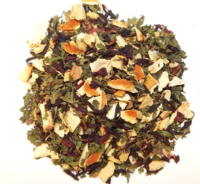 Kräutertee ''Mittelmeer'' Pfefferminze Hibiskus Orange - Tee lose versch. Mengen