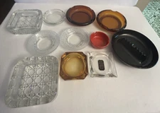 Vintage ashtray ges-line ashtray glass ashtray