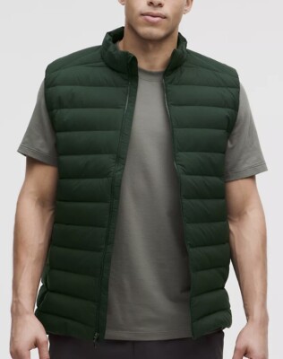 Lululemon Navigation 700 Fill Down Puffer Vest Rainforest Green NWT Men s XXL