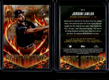 2024 Topps Bowman Baseball Rising Infernos Rookie #RI-3 Jordan Lawlar