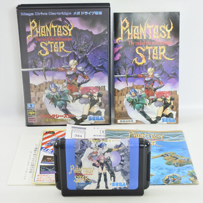 Mega Drive PHANTASY STAR IV 4 The End of the Millennium GUT Sega 2020 md