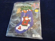 Janlynn Angel Stocking Felt Applique Stocking Kit 16" w/Instructions Xmas M23