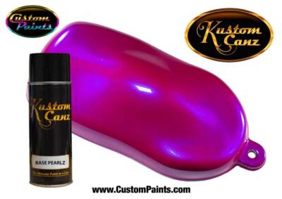 Kustom Canz PINK FANTASY BASE PEARLZ 12 oz AEROSOL CAN Custom Paint, Motorcycle
